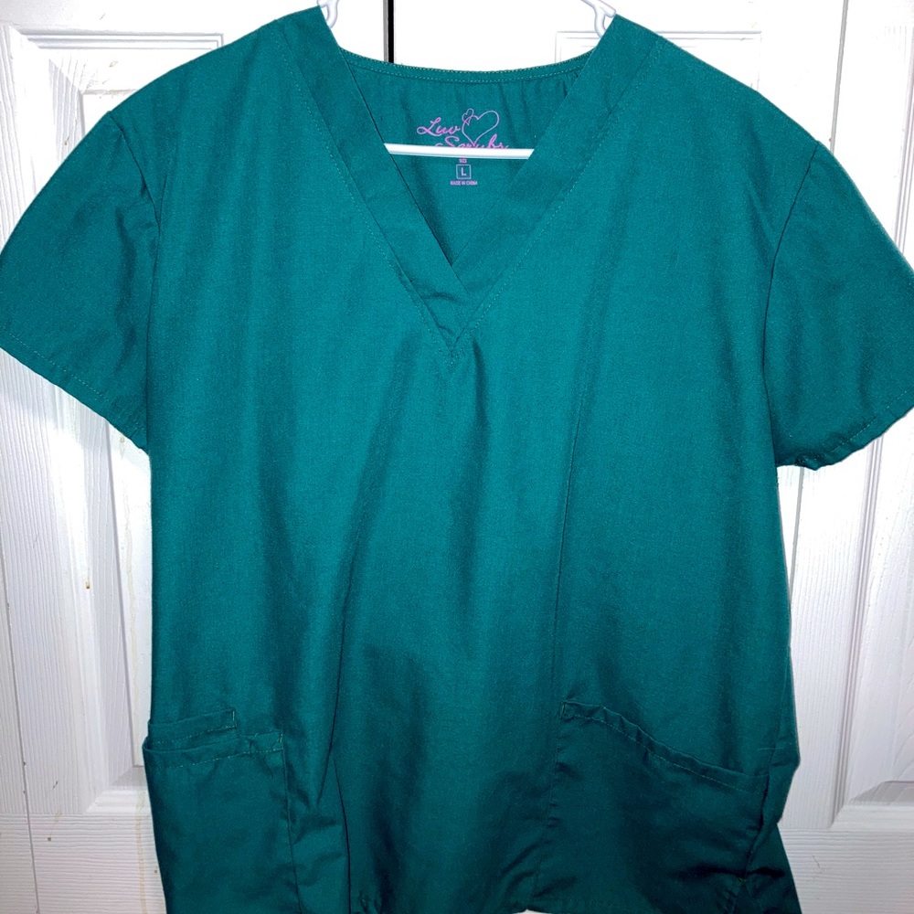 Women’s Forest Green Scrub Top